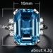 Cao Shi Accessories New Creative Large Rectangular Zircon Women's Wedding Ring Jewelry_ipsvogv.com