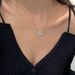 Light luxury high sense micro-inset zircon U-shaped necklace delicate temperament simple fashion niche collarbone chain everything neck chain_ipsvogv.com