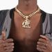 Fashion Full Diamond Hip Hop Men's Necklace Jewelry OTF Pendant_ipsvogv.com