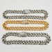 Men’s Jewelry Set Fashion Hip Hop Trendy Cuban Chain Diamond Bracelet 20 Mm Full Diamond Hiphop Jewelry Necklace For Men And Women_ipsvogv.com