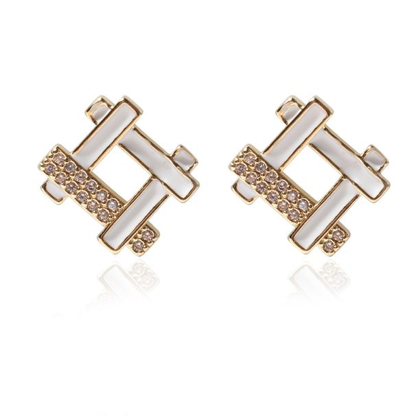 Women’s Jewelry Set Fashion Simple Irregular Diamond Crystal Earrings New Ladies Retro Earrings_ipsvogv.com
