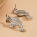 Exaggerated Creative Goldfish Pendant Female Personalized Metal Wave Fish Tail Earrings_ipsvogv.com