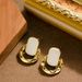 Temperament, Personality, Coldness, Wind, Irregular Geometry, Earrings, Women's High End, Elegant, Versatile, Silver_ipsvogv.com