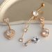 Love stainless steel Belly button ring set umbilical ring body piercing jewelry Belly button rings 4-piece set_ipsvogv.com