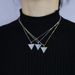 New Triangle Eye Necklace Fashion Ins Ladies Necklace Accessories_ipsvogv.com