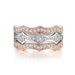 Unisex popular three layer ring set two color electroplated zircon women's ring_ipsvogv.com