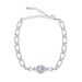 Sterling Silver Moissanite Bracelet 1CT Egg Shaped Bracelet Light Luxury Fashion Temperament Simple Exquisite Female Jewelry_ipsvogv.com