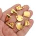 Stainless Round Quadrilateral Triangular Gold-plated Titanium Steel Earrings Production Accessories Studs Ear Pillar_ipsvogv.com