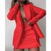 Women's Clothing fashion suit tops + short skirt two-piece suits _ipsvogv.com