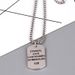 Chaoren Hip Hop Accessories Titanium Steel Letter Necklace Men's Hiphop Pendant Personalized Military Brand ins Bounce_ipsvogv.com
