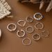 Hot Selling Fashion Pearl Double-layer Opening Wave Fried Dough Twists Combination 10 Piece Set Ring Female_ipsvogv.com