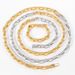 Popular New Square Cuban Necklace Rap Singer Hip Hop Rock Bracelet Trendy Men's Fashion Accessories_ipsvogv.com