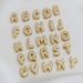 Women's Jewelry 3D Cute Balloon Bubble 26 English Letters Pendant DIY Combination Name Necklace_ipsvogv.com