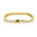Creative trendy men's copper inlaid zircon hip-hop minimalist bracelet, tennis Bracelet_ipsvogv.com