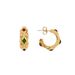 Women's Jewelry Flowing Color Three Diamond Earrings Light Luxury High End Design Sense Gold Retro Earrings Personality Earrings_ipsvogv.com