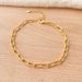 Real gold electroplated thin chain anklets color retaining and stackable arrow design minimalist INS animal butterfly anklet_ipsvogv.com