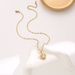 Titanium Steel Necklace Women's Double Love Korean Edition Simple Set with Zircon Interwoven Light Luxury Versatile High_ipsvogv.com