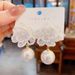 Unisex Summer Light Luxury Fresh Hand Woven Pearl Crystal Flower Earrings Ins Style Super Fairy Versatile Earrings_ipsvogv.com