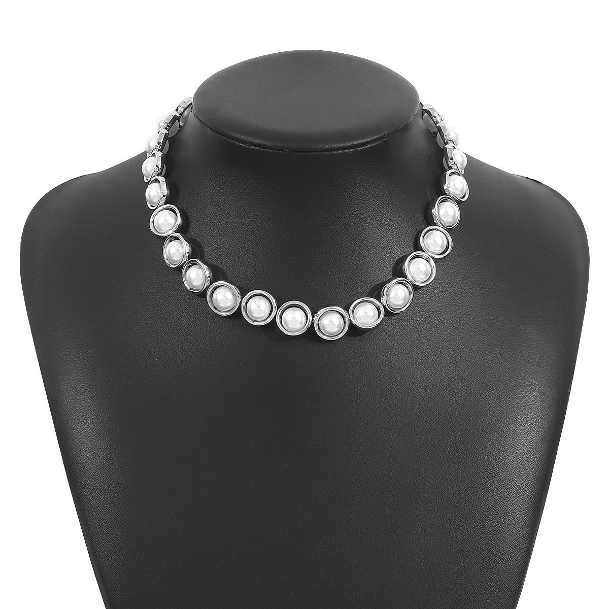 12335 new temperament pearl collarbone chain elegant bride wedding high-end necklace for women_ipsvogv.com