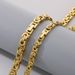 Cool Byzantine Emperor Chain Set Multi Specification Stainless Steel Jewelry Buckle Flat Chain Bracelet Necklace_ipsvogv.com