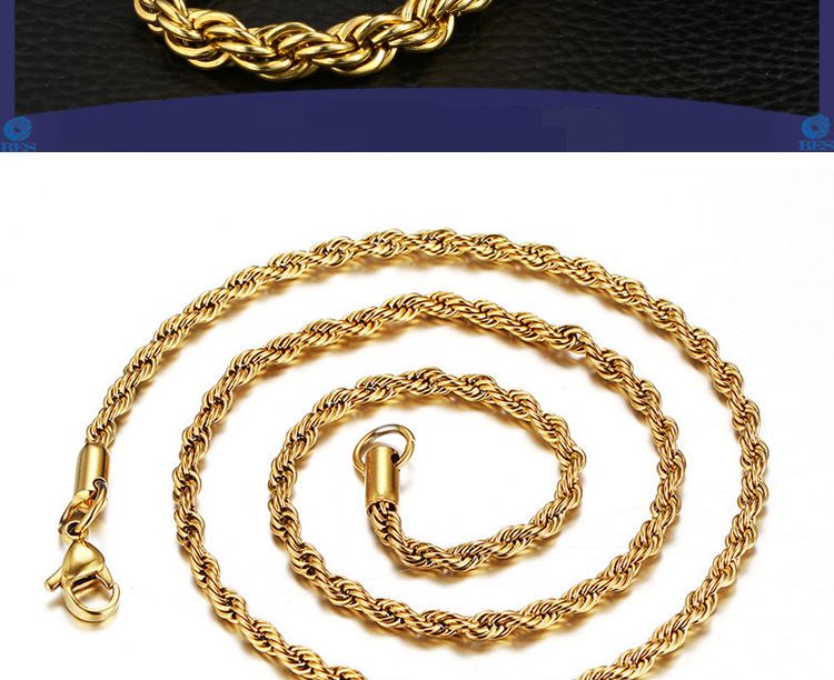 Men’s Jewelry Set Fashion Men's Long Necklaces Titanium Steel Necklaces Fashion Accessories Chains_ipsvogv.com