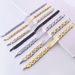 Men's Jewelry Back Shaped Hand Made Smooth Curved Stainless Steel Bracelet Titanium Steel Hand Jewelry Bracelet_ipsvogv.com