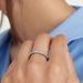 Women's Jewelry S925 Sterling Silver Minimalist Double Row Round Bead Plain Ring Fashion Temperament Ins Style High Grade Silver Jewelry_ipsvogv.com