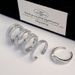 Fashionable Gulas Zircon Inlaid With Open, Plain Stacked, Niche Design, High-end Feel, Paired Ring, Light Luxury Ring_ipsvogv.com