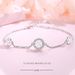 Women's Jewelry Lucky Four Leaf Clover Bracelet 925 Sterling Silver Bracelet Star Plate Short Girlfriend Birthday Gift Simple Style_ipsvogv.com