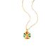Popular Titanium Steel Enamel Colorful Daisy Jewelry With A Sense Of Niche Design Necklace_ipsvogv.com