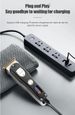 Professional Men's Cordless Hair Clipper, Rechargeable All Metal Beard Trimmer, Barber Trimmer, Ideal Gift for Men and Fathers_ipsvogv.com