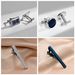 Blue Tie Clip Cufflinks Set Fashion Men's Shirt Sleeve Nail Accessories Cufflinks Tie Clip_ipsvogv.com