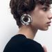 E11869 Exaggerated Large Circle ZA Creative Alloy Irregular Geometry Cold Wind Earrings_ipsvogv.com