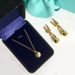 Women's Jewelry Set Fashion Chain Necklaces Fashion Style Metal Ball Pendant Clavicle Necklace_ipsvogv.com