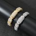 for Men 13mm Flip Clasp Rock Sugar Zircon Bracelet Men's Trendy Hip Hop Accessories_ipsvogv.com