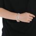 Unisex Hip Hop Rose Gold 22mm Bubble Cuban Chain Bracelet Trendy Men's Personality Hip Hop Jewelry Bracelet_ipsvogv.com