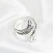 Personalized Silver Eye King Snake Size Couple Ring Dominant Animal Hand_ipsvogv.com