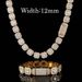 Men's Jewelry Set Fashion Necklace Zircon Rock Candy Necklace Trendy Brand Personality Full Diamond Men's Bracelet Jewelry Accessories_ipsvogv.com