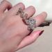 ins Design Niche Style Coldness High-end Fashionable Versatile Flower Full Diamond Exquisite Zircon Ring Women's Opening_ipsvogv.com
