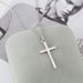 Women's Jewelry Copper Cross Simple Necklace Pendant Fashionable Temperament Retro High End Sense All Match Clavicle Chain_ipsvogv.com