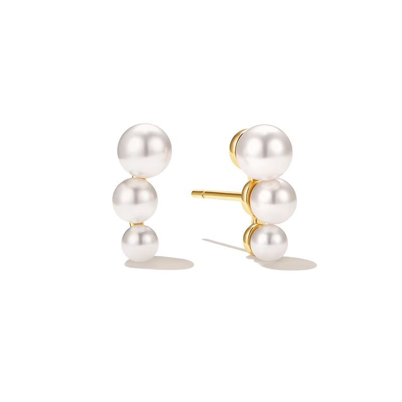 Women's Jewelry Arc Shaped Pearl Earrings Niche Light Luxury High End Design Fashionable And Elegant Earrings Versatile Earrings_ipsvogv.com