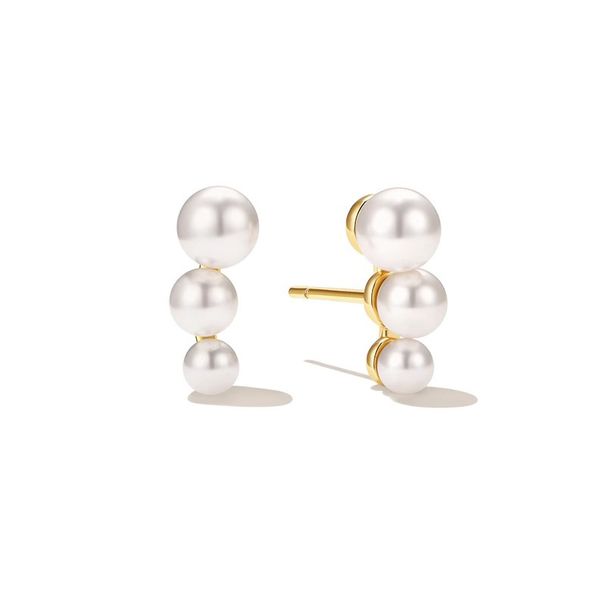 Women's Jewelry Arc Shaped Pearl Earrings Niche Light Luxury High End Design Fashionable And Elegant Earrings Versatile Earrings_ipsvogv.com