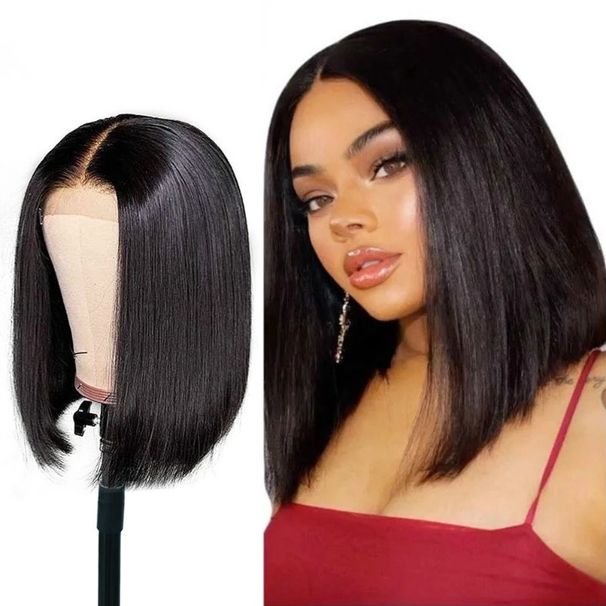 hot selling African women short straight bobo head set ladies Europe and America fashion synthetic high temperature silk wig_ipsvogv.com
