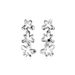 Light Luxury Zircon Silver Needle Gold Flower for Women's Fashion Design with Exaggerated High end and Internet_ipsvogv.com