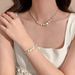 Colorful Natural Stone Broken Silver For Women 2024 New Item, Light Luxury Niche Collarbone Chain, Sweet Cool Necklace_ipsvogv.com