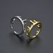 Unisex Popular Irregular Wave Ring Unisex Electrocardiogram Opening Design Ring Ins Style_ipsvogv.com