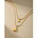 INS Minimalist Style Niche Design Simple Heart Necklace Layered High-end Heart-shaped Clavicle Chain_ipsvogv.com