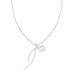 Knotted Ribbon Bow Necklace Casual Simple New Fashion High-end Versatile Light Luxury Clavicle Chain Accessory For Women_ipsvogv.com