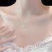 S Pure Silver Cloud Water Rumor White Jade Marrow Necklace Ins Niche Light Luxury High-end Exquisite Temperament_ipsvogv.com