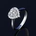 Live Love Simulation Super Flash Hearts Eight Arrows Zircon Heart Shaped Earrings Necklace Ring For Women_ipsvogv.com